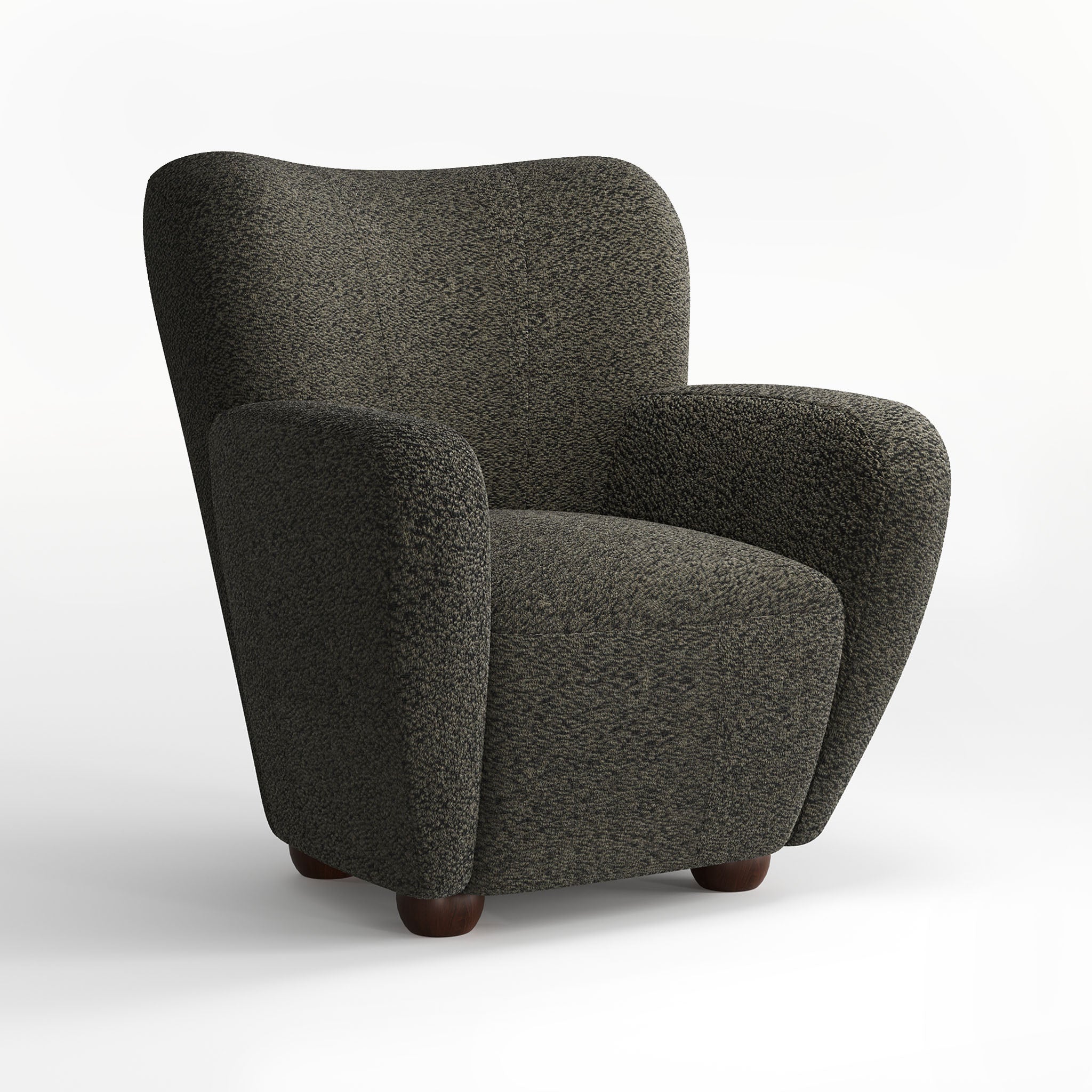 Luxury furniture, Boucle Fabric Armchair, Contemporary Design, Modern Design