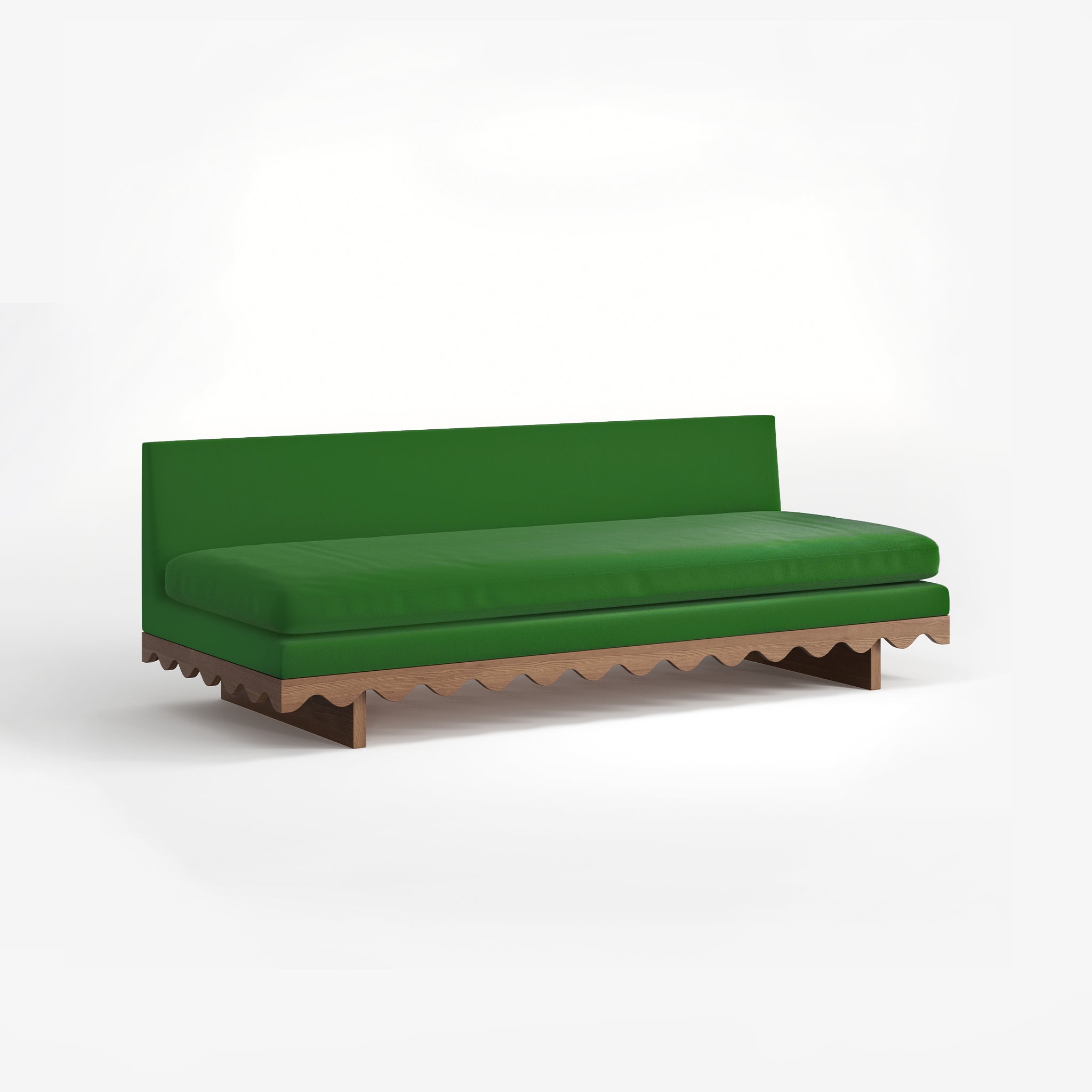 Mitchell Daybed, Velvet, Wood trim Luxury Interiors, Contemporary Interiors, Online Shopping, Craftsmanship, Minimal Design, Bazaar