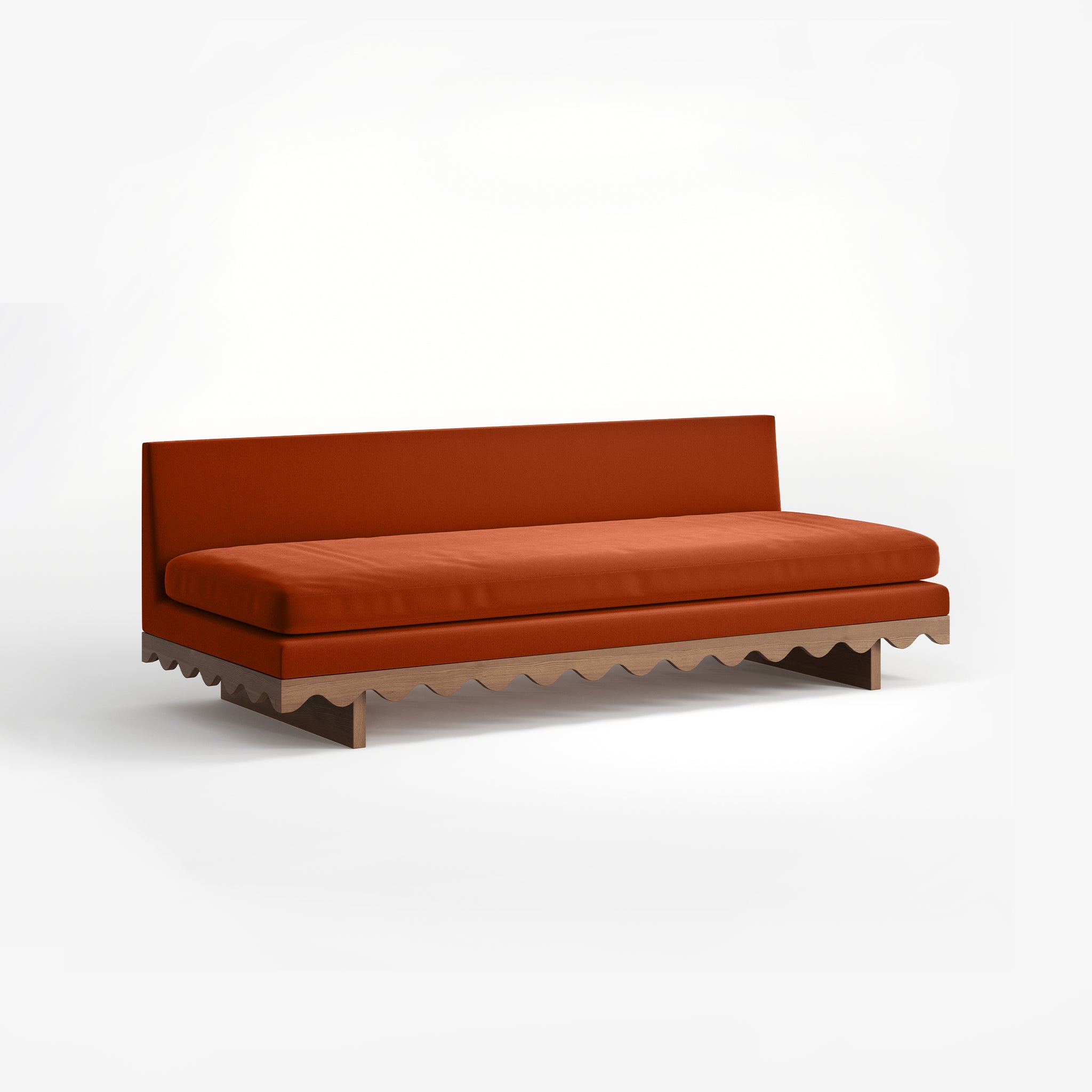 Mitchell Daybed, Velvet, Wood trim Luxury Interiors, Contemporary Interiors, Online Shopping, Craftsmanship, Minimal Design, Bazaar