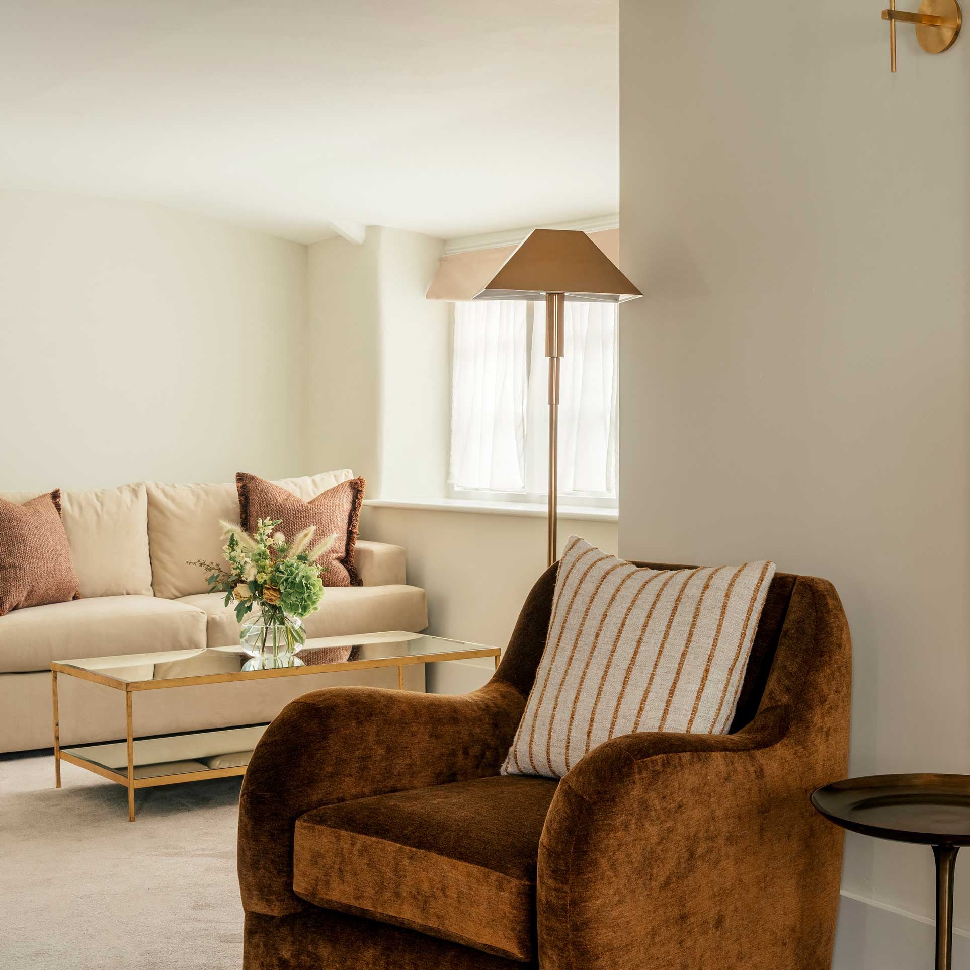 The Feathers Hotel in Woodstock armchair