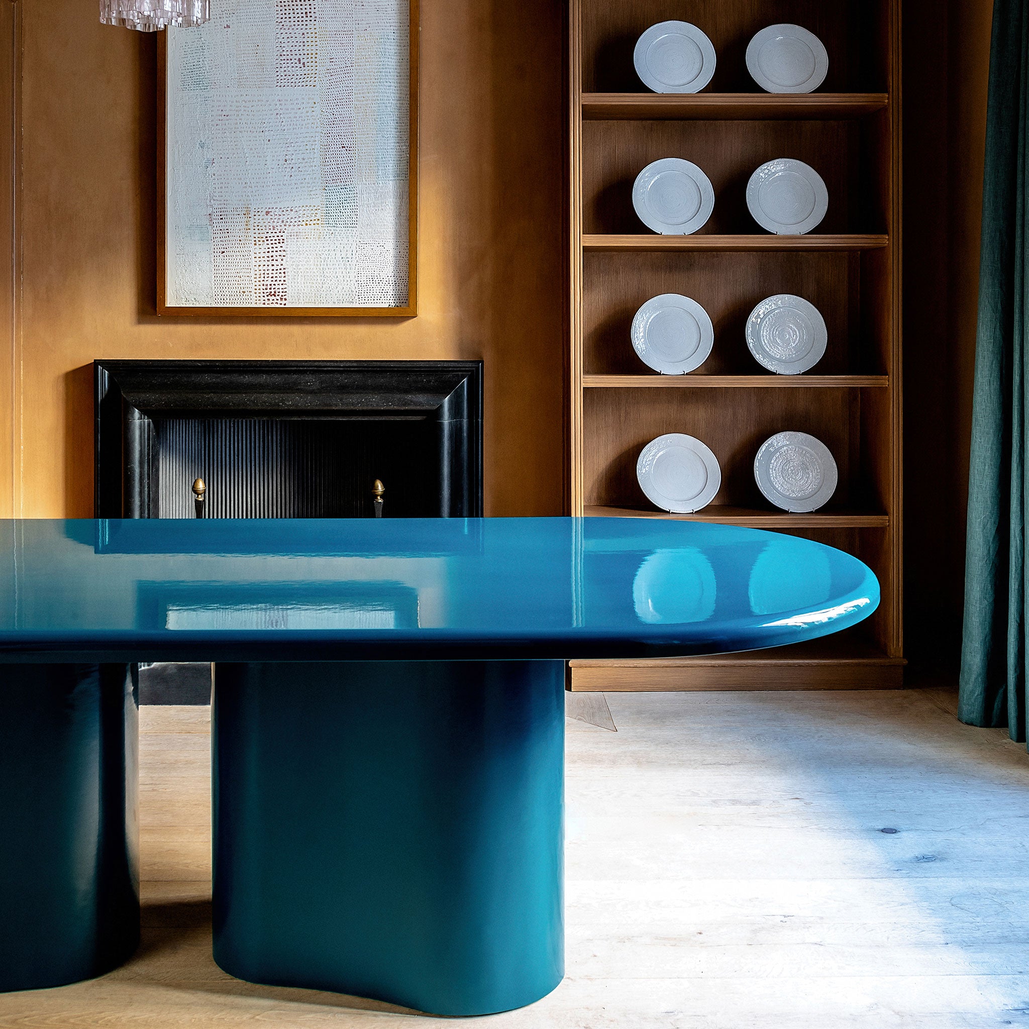 Sophisticated Solid Colour Dining Table, Contemporary Design, Modern Design