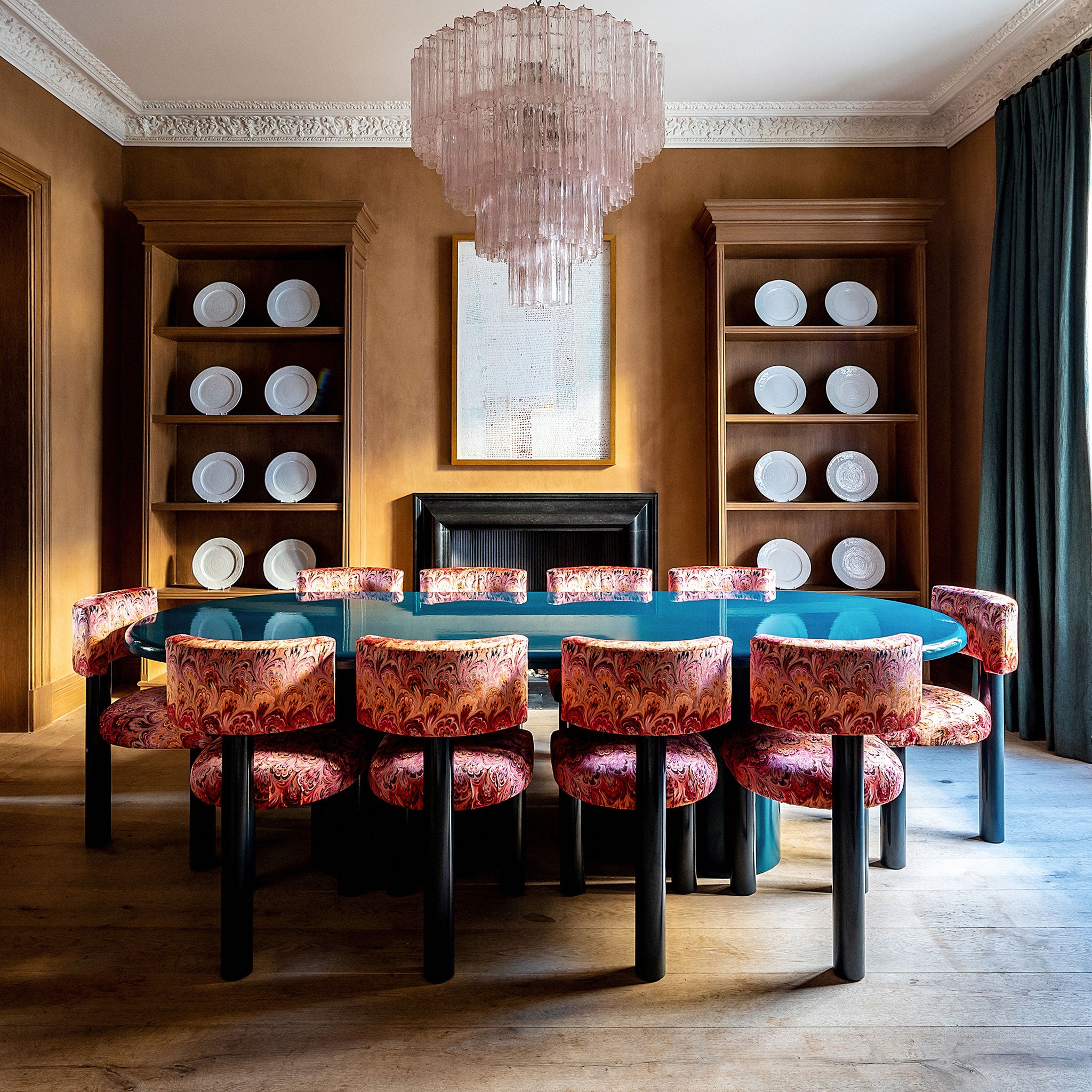 Sophisticated Solid Colour Dining Table, Contemporary Design, Modern Design