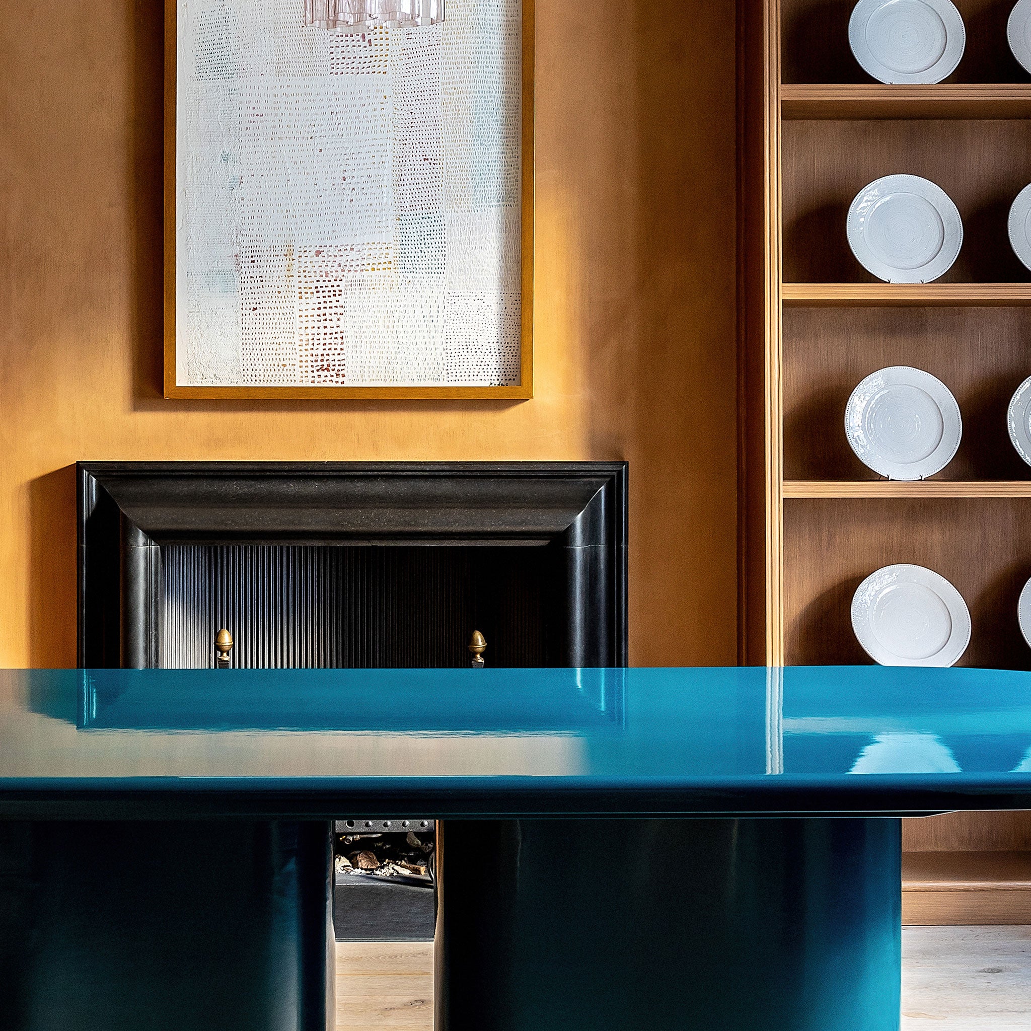 Sophisticated Solid Colour Dining Table, Contemporary Design, Modern Design