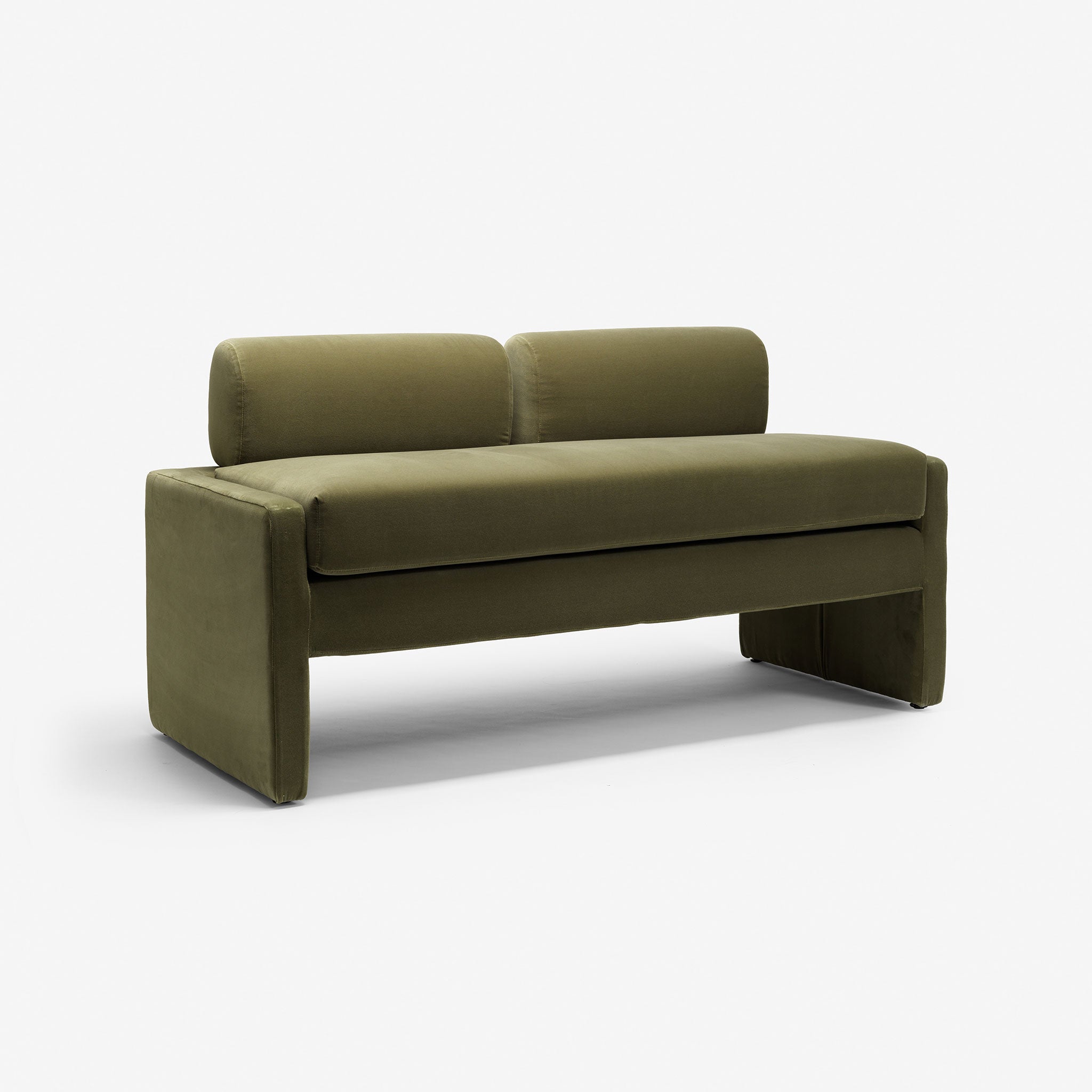 Luxury furniture, Velvet Bench, Backrest, Contemporary Design, Modern Design, Living Room, Bedroom