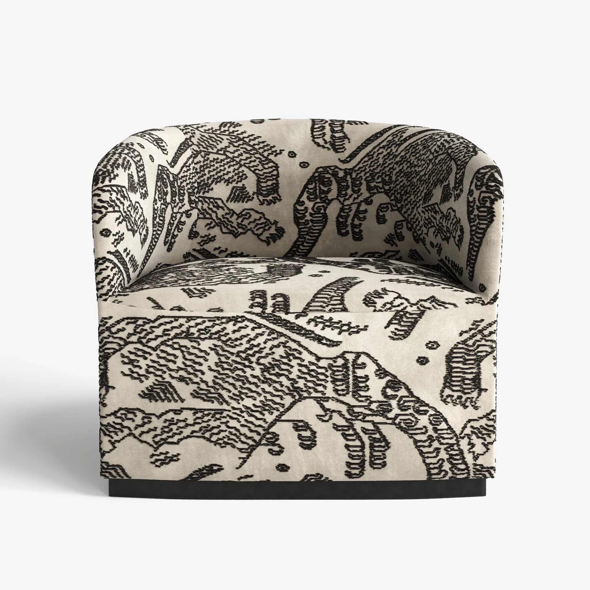 Luxury furniture, Jacquard Velvet Armchair, Contemporary Design, Modern Design