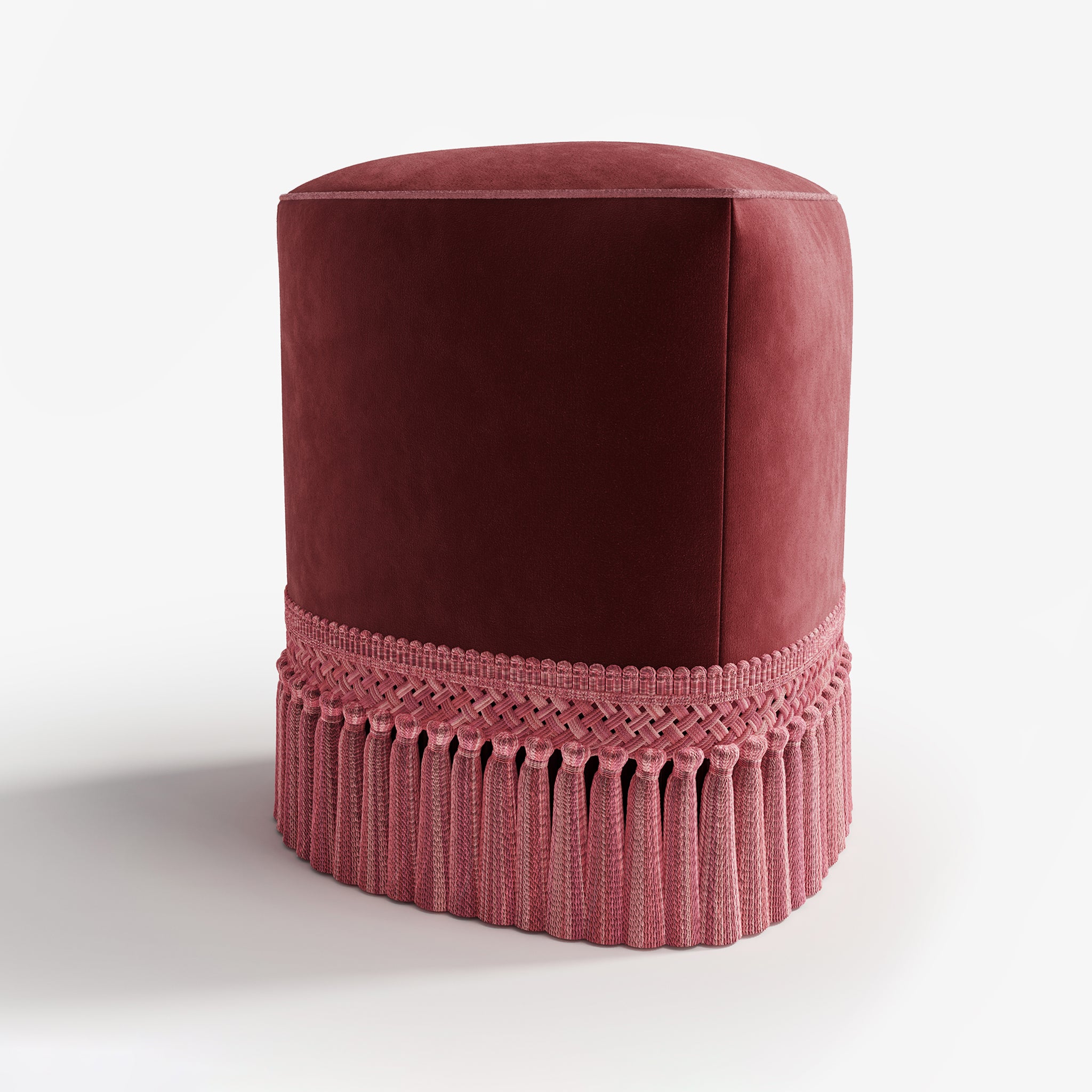 Luxury furniture, Heart Shaped Stool, Pink Velvet, Contemporary Design, Modern Design, Upholstery