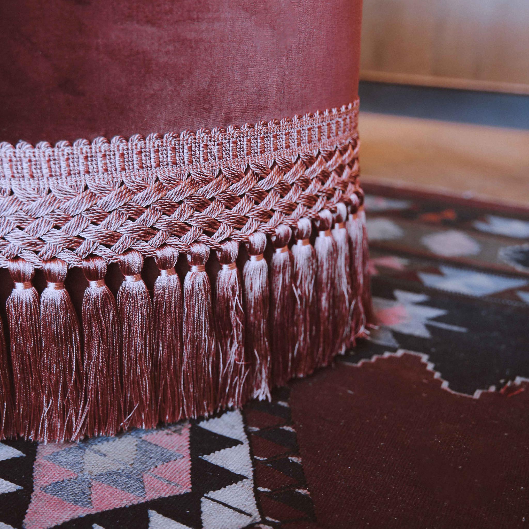 Luxury furniture, Heart Shaped Stool, Pink Velvet, Contemporary Design, Modern Design, Upholstery