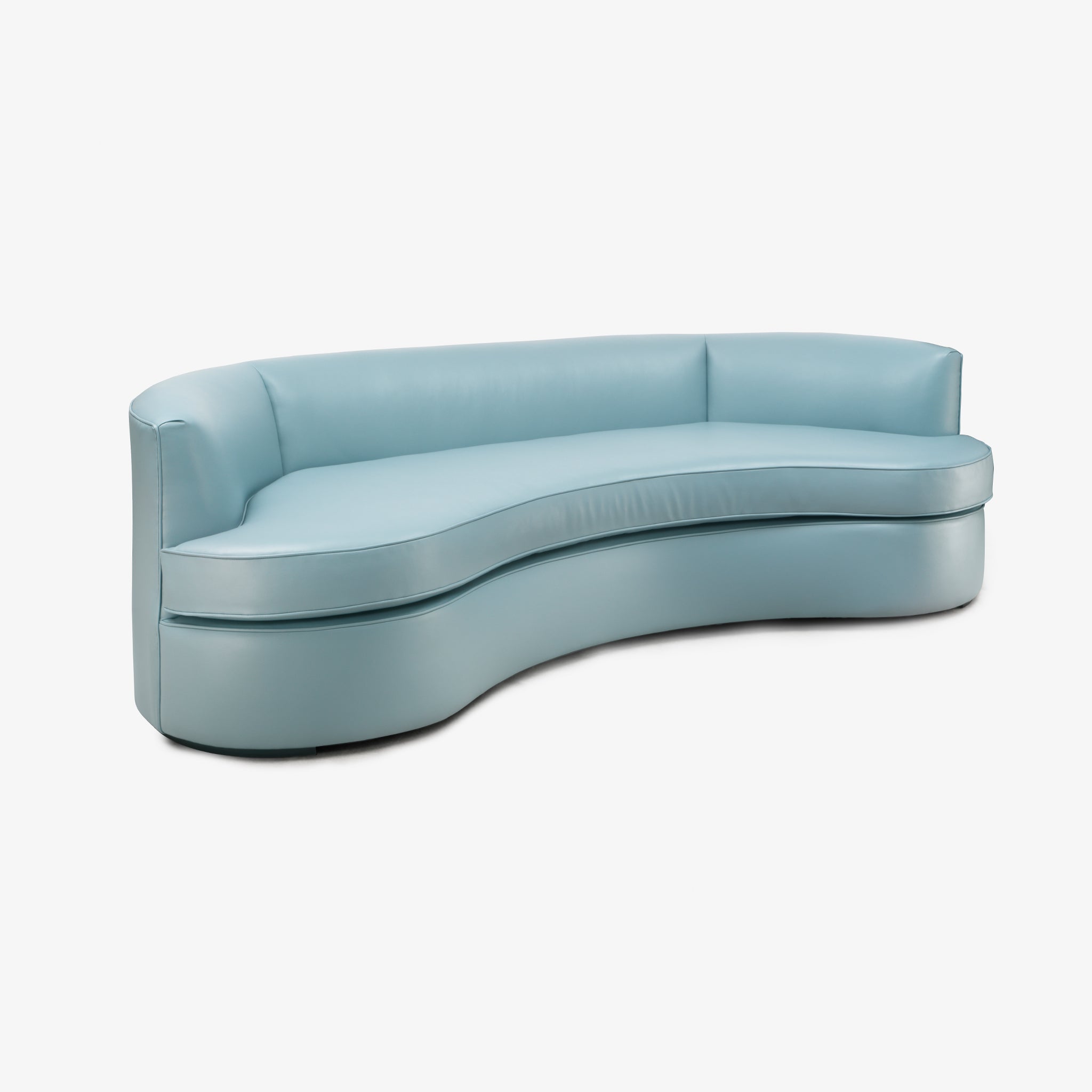 Bazaar, Leather Sofa, Sixties Design, Blue, Luxury Furniture, Living Room