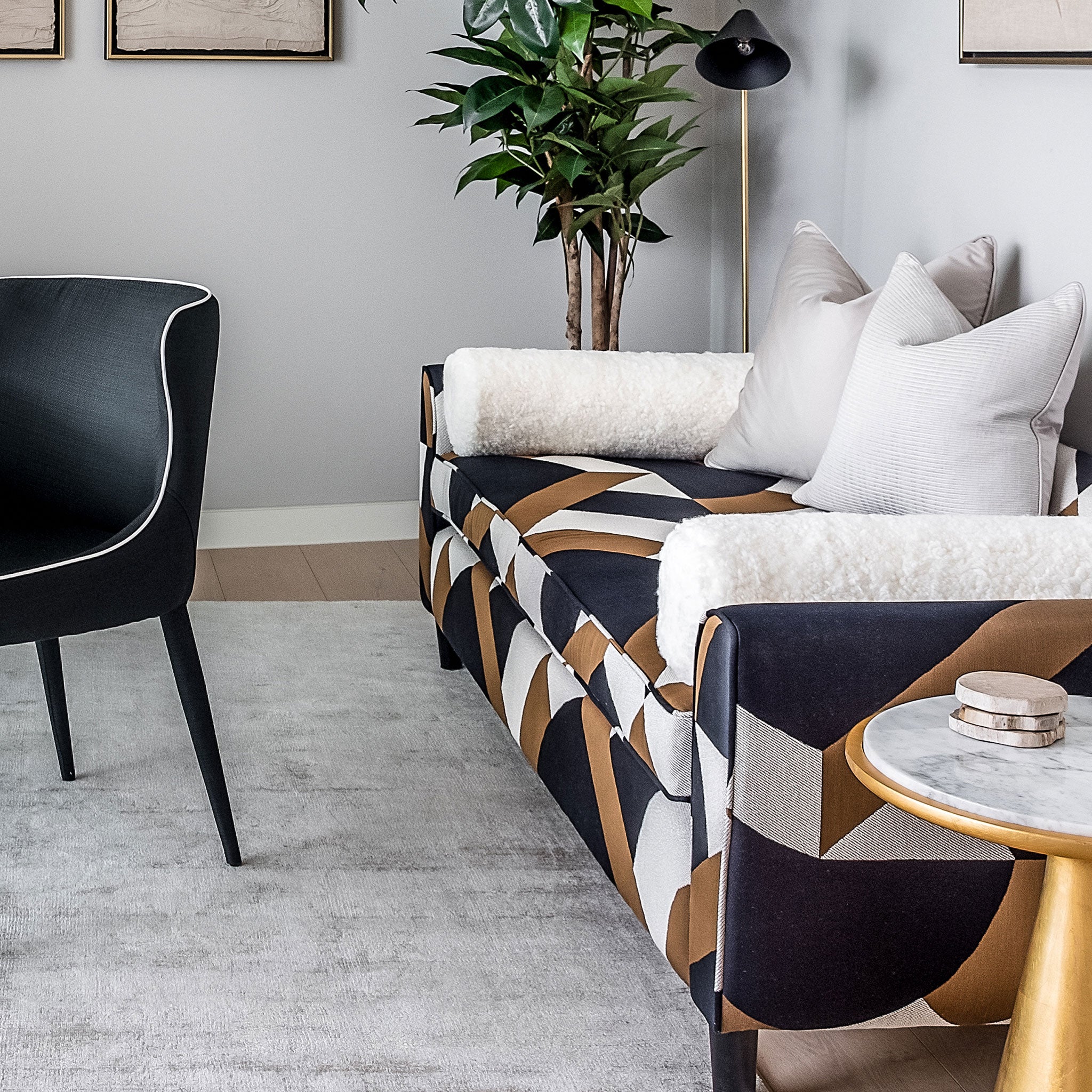 Bazaar, Luxury Furniture, Day Bed, Contemporary Design, Bold Fabric