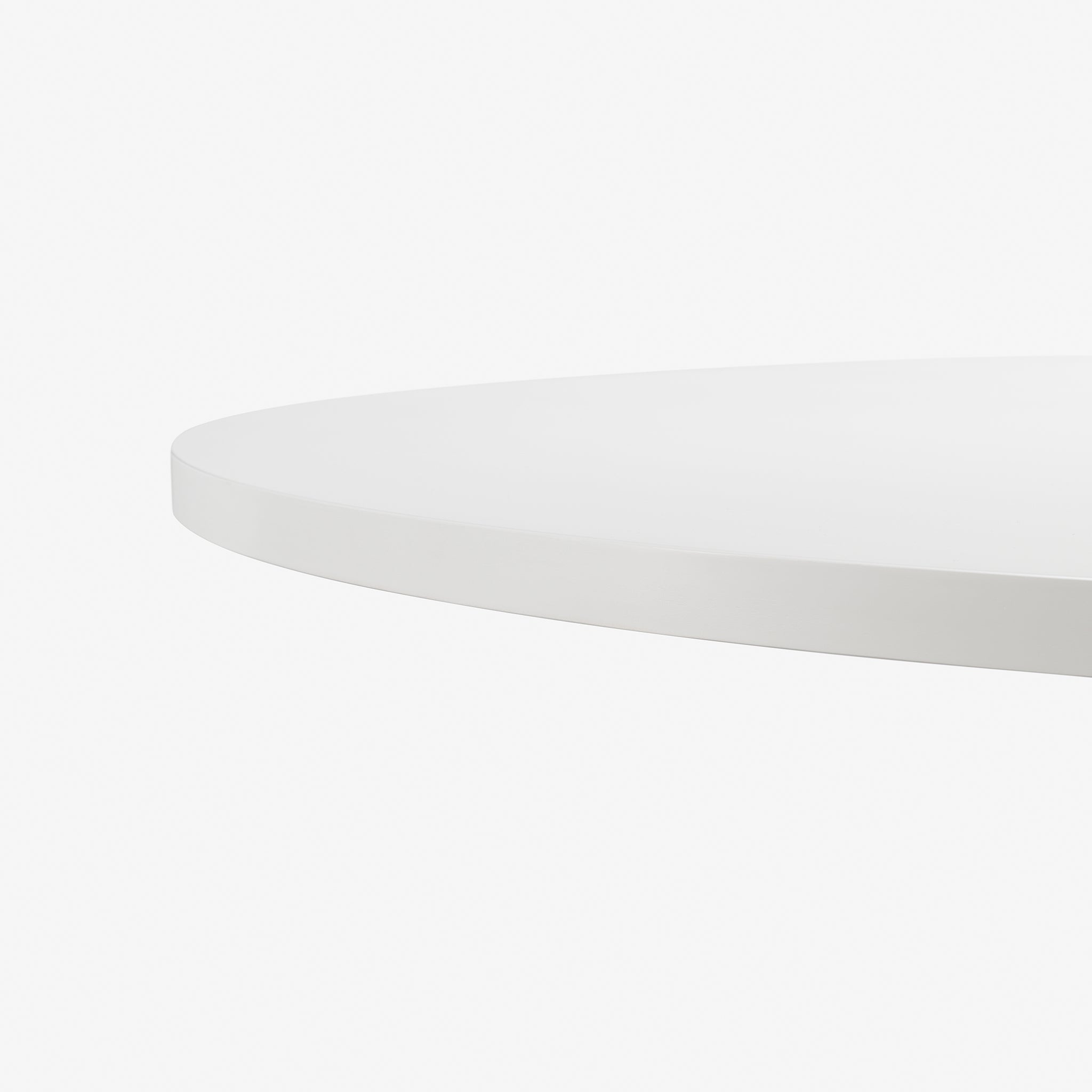Bazaar, Dining Table, White Lacquer, Contemporary Design, Round, Wood, Luxury Furniture