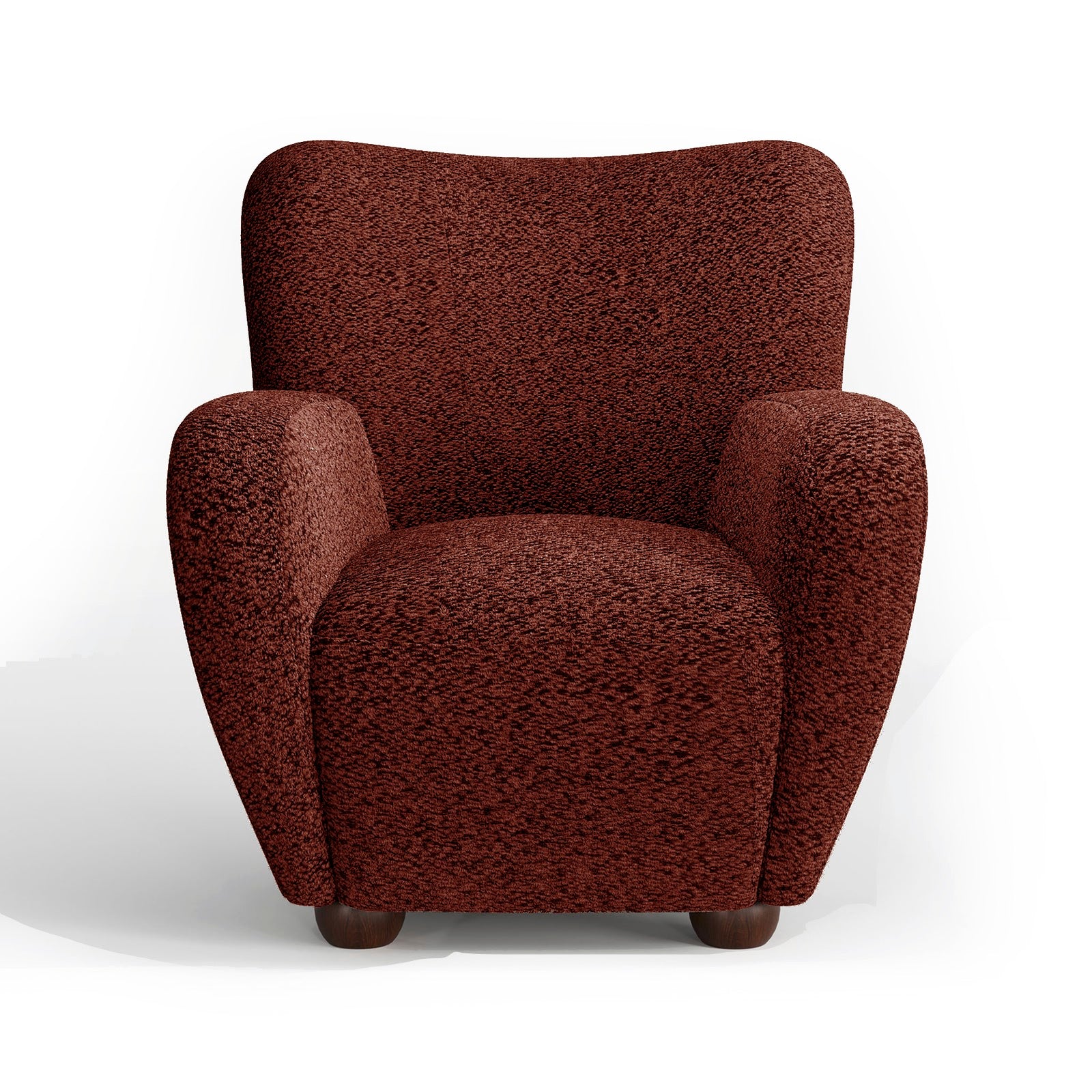 Luxury furniture, Boucle Fabric Armchair, Contemporary Design, Modern Design