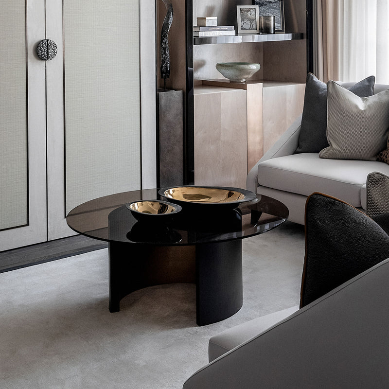 Bazaar, Coffee Table, Glass, Gold, Luxury Furniture, Contemporary Interiors