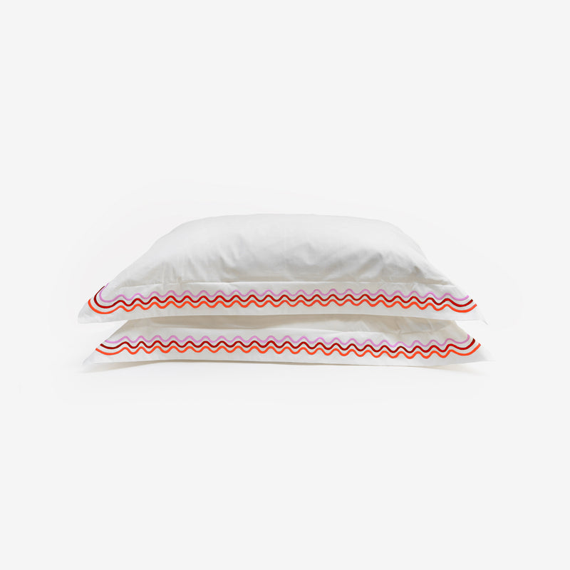 Bespoke Scallop Pillowcase Set
